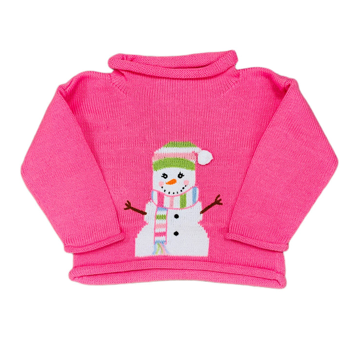 Snowman Scarf Pk Sweater