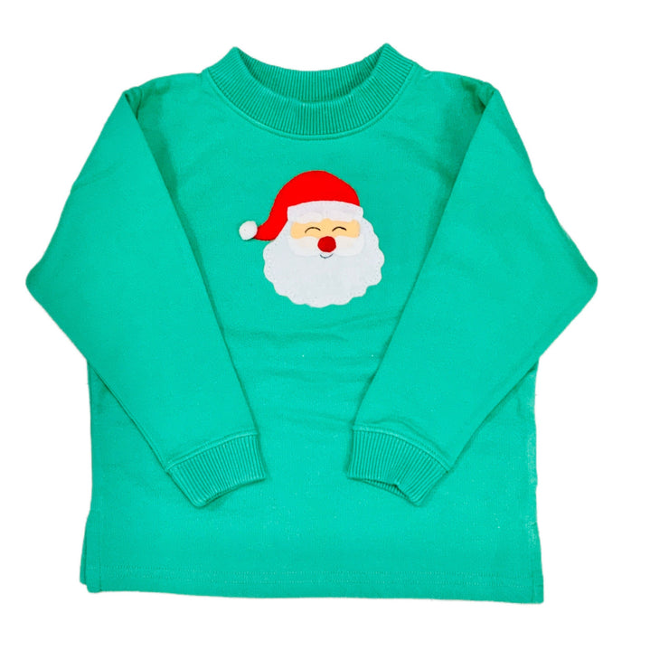 Santa Head Green Sweatshirt 24