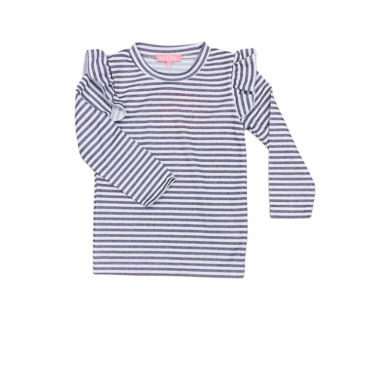 Sugarplum Stripe Sadle Top