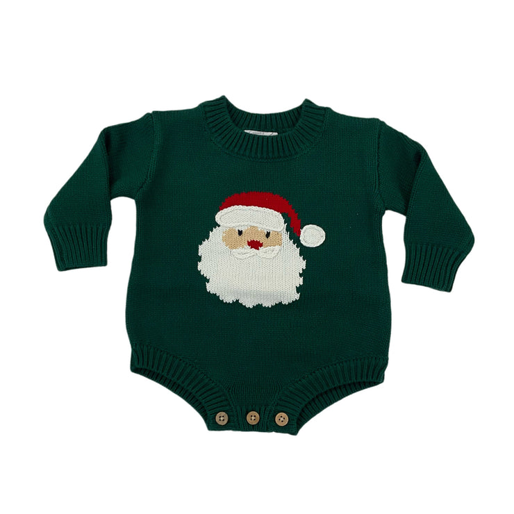 Green Santa Sweater Bubble