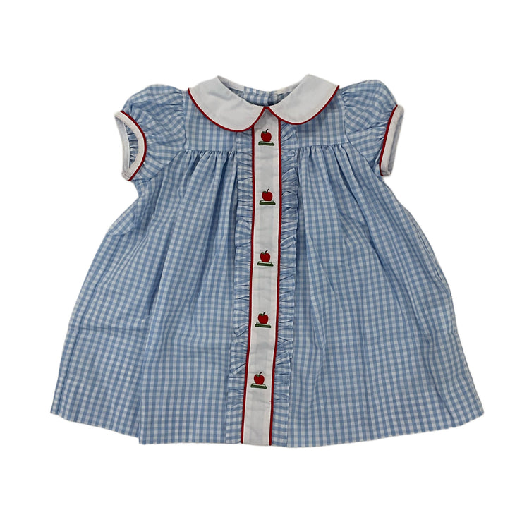 Ruffled Sally Dress Apples
