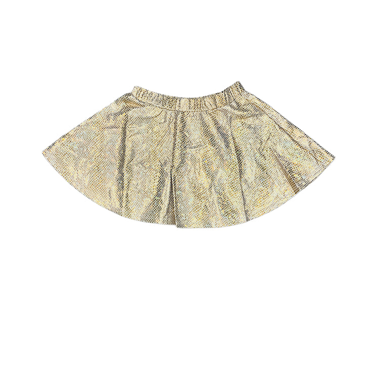 Gold Metallic Skirt