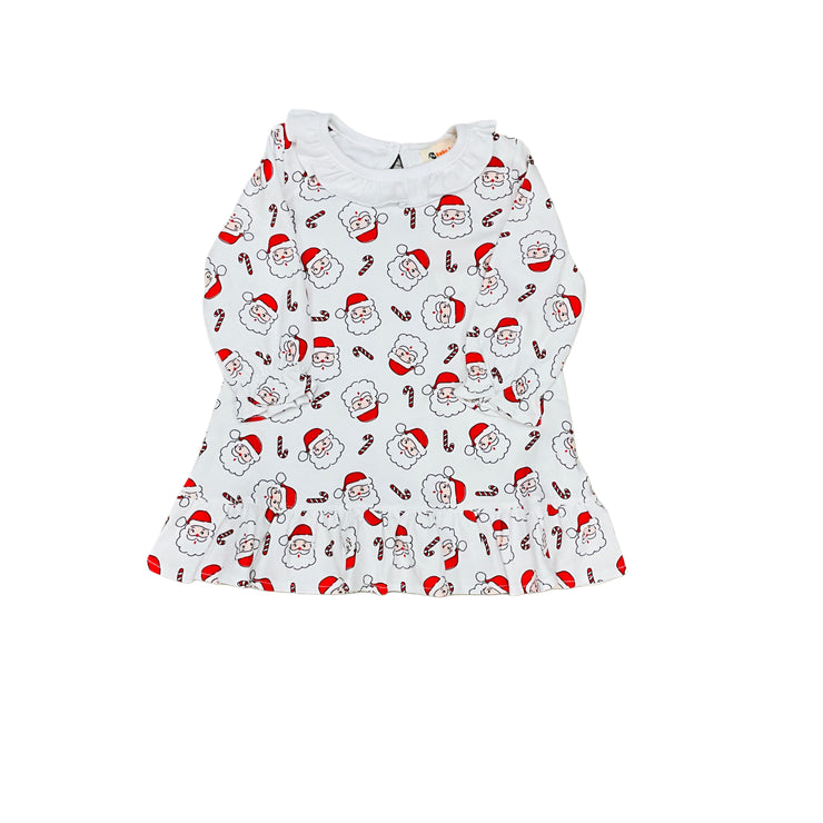 Santa Head Print Dress