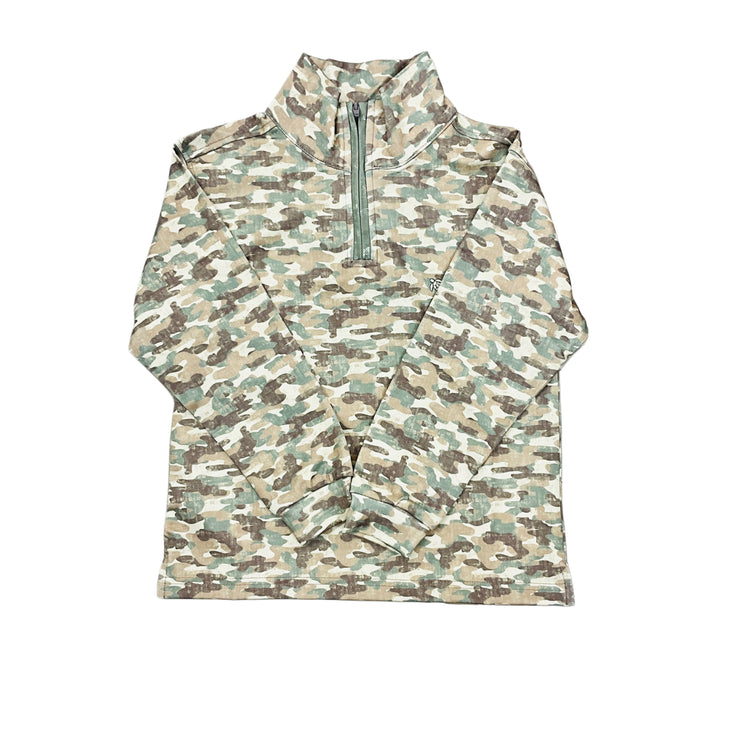 Half Zip Camo Performance