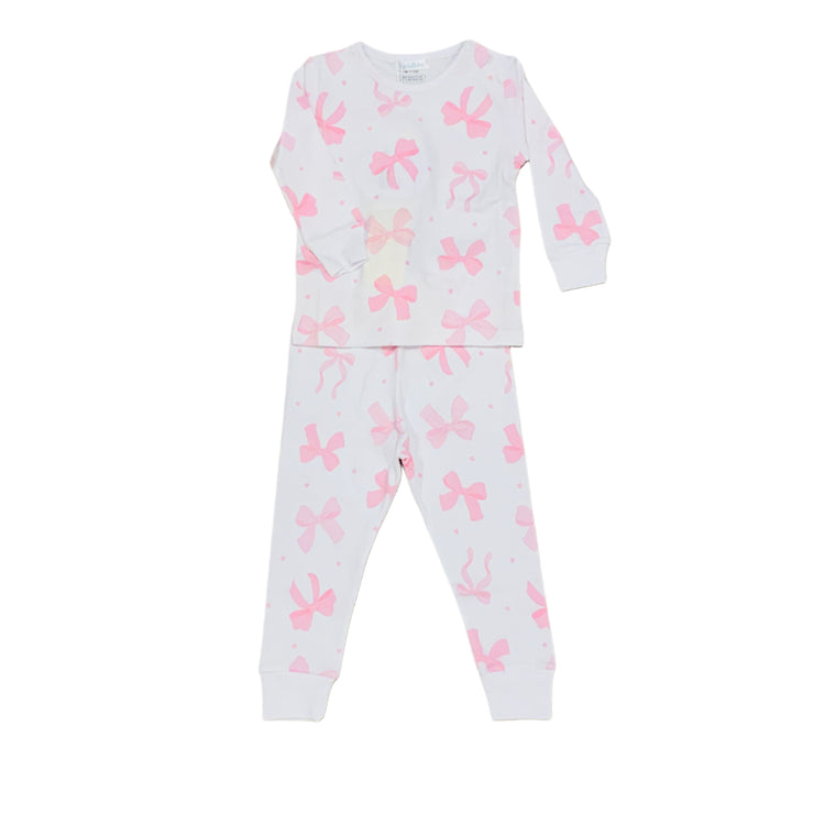 White Lovely Bows PJ