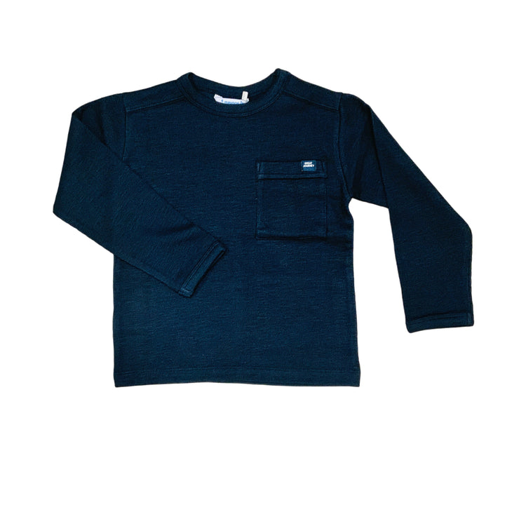 Navy LS Tshirt