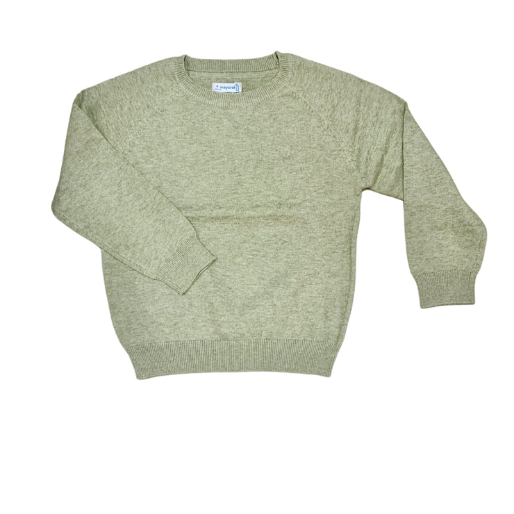 Pistachio Basic Cottn Sweater