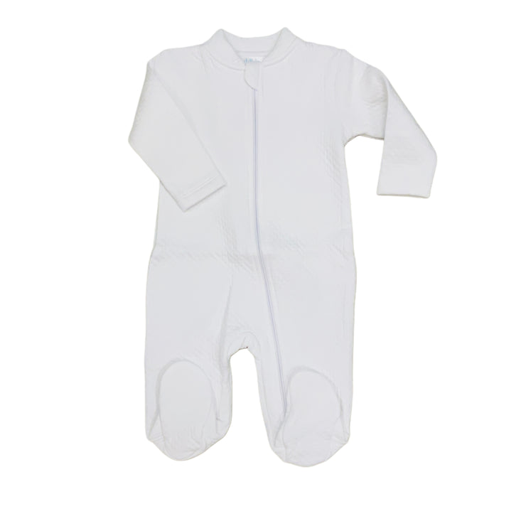 Wh Quilted Collection Footie