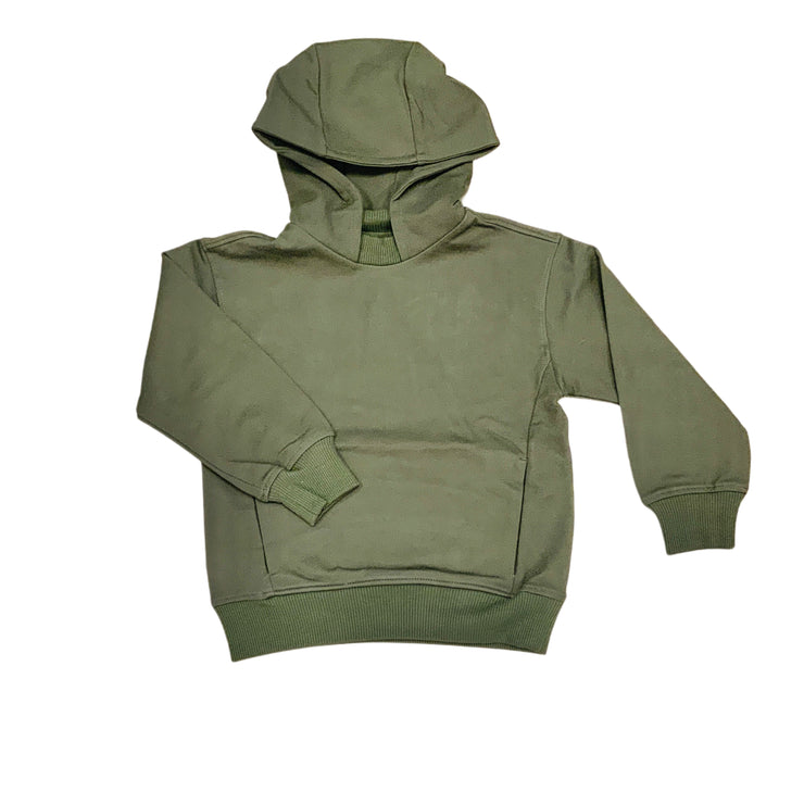 Olive Hooded Pullover