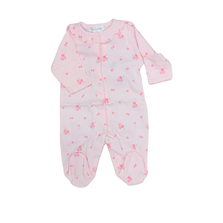 Pk Rose Floral Footie