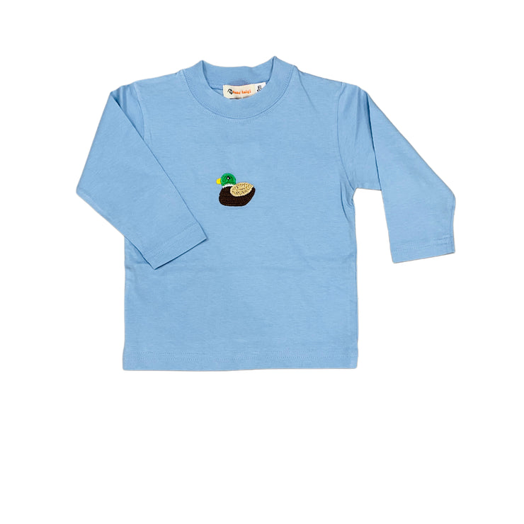 Crochet Mallard  LS Tee 25