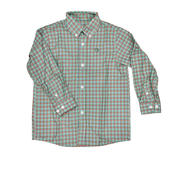 Jingle Perf Button Down