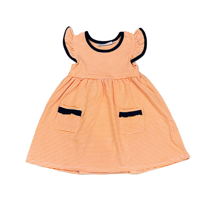 Org/Nvy Strp Lucy Gm Dy Dress