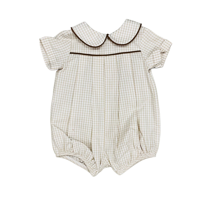 Khaki Check Dressy Bub Short