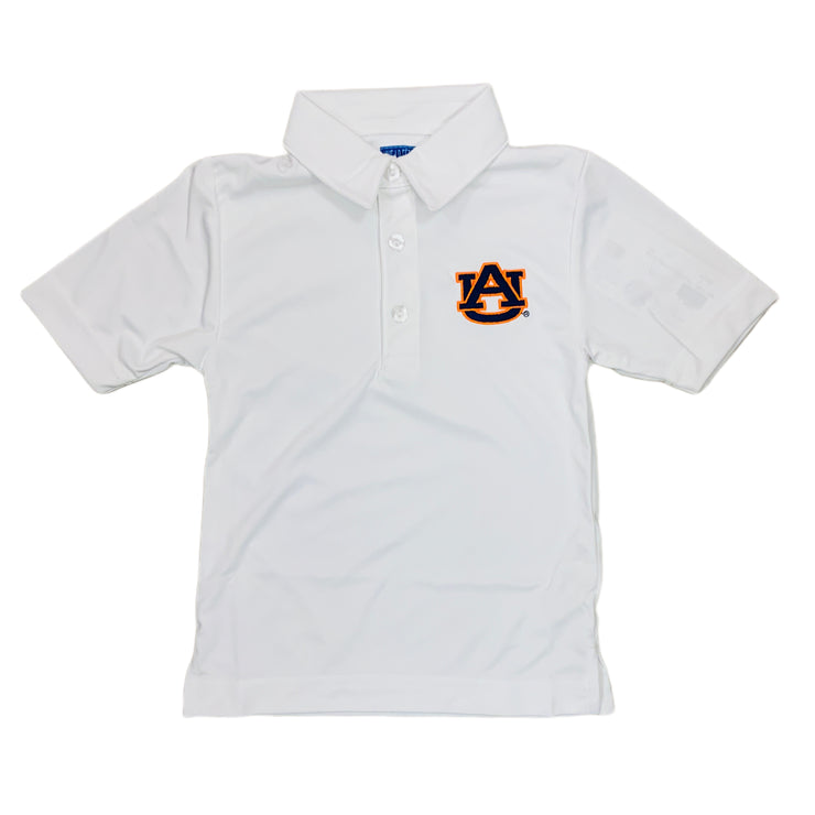 Wht AU Tigers Embroider Polo