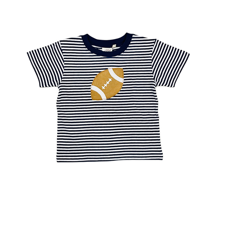 Football D Royal Strp Tee 25
