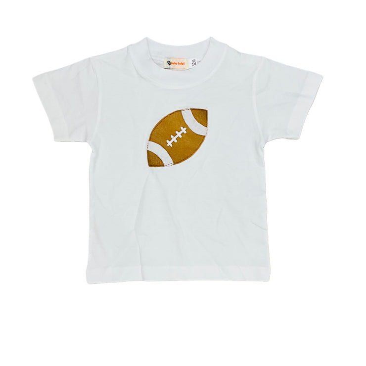 Football White Tee 25