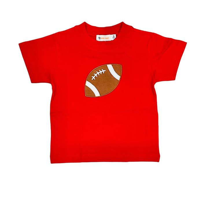 Red Football SS Tee 25