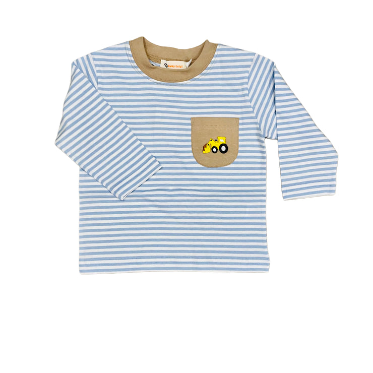 Frontloader Sky/Sand Tee 25