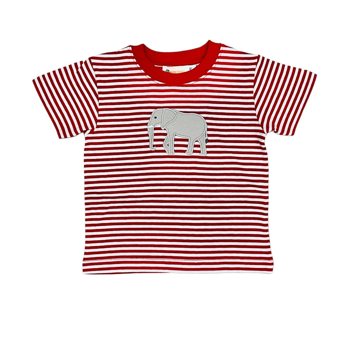 Red Stripe Elephant Tee 25