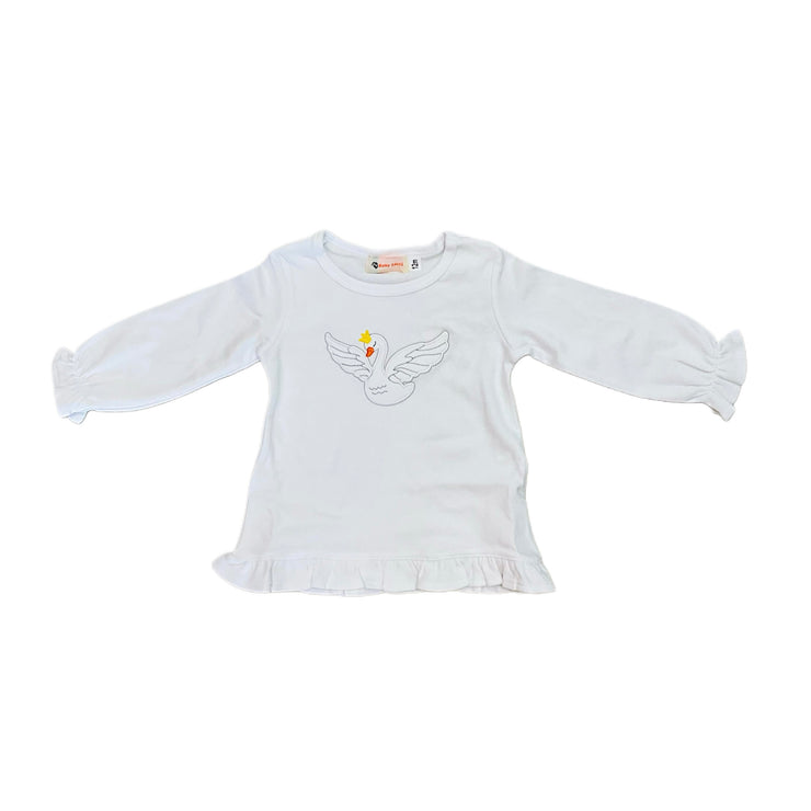 Swan Crown White Swing Top 25