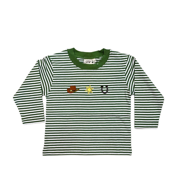 Western Icons Peapod Grn Tee.