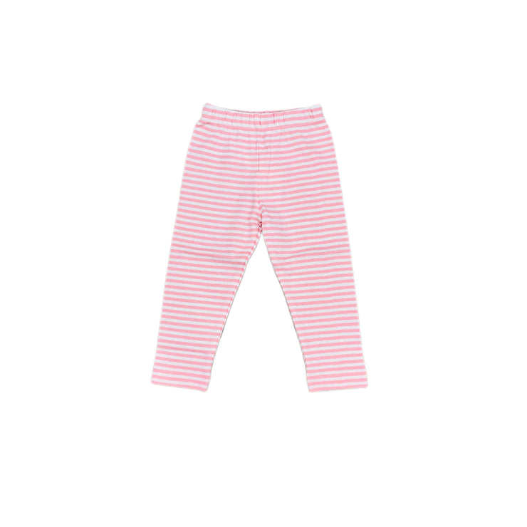 Lt Pink Stripe Leggings 24