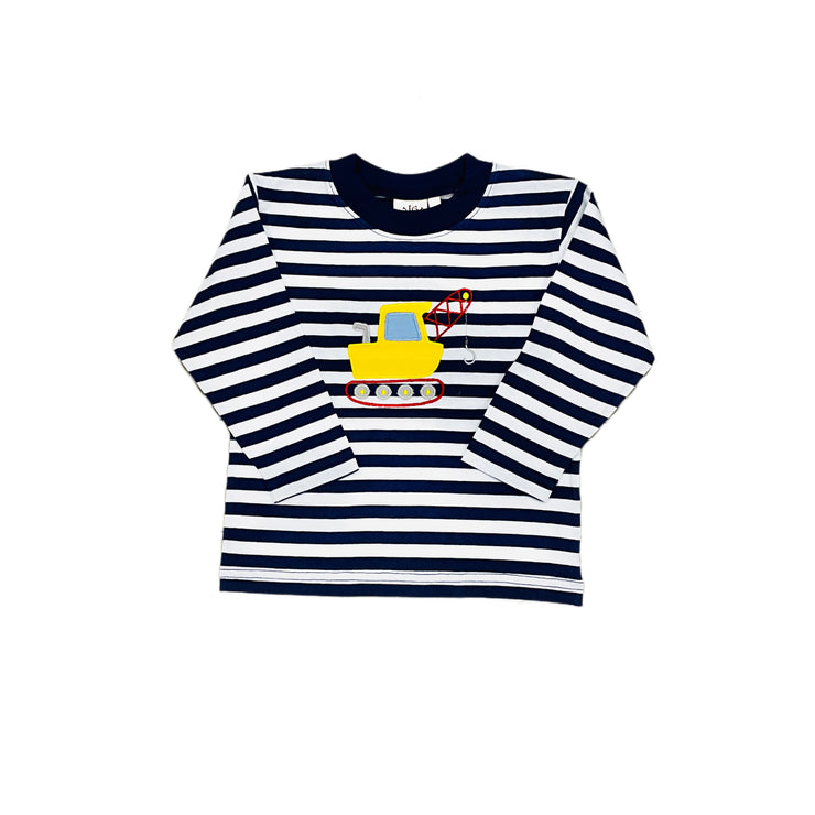 Crane Dk Royal Stripe Tee 24