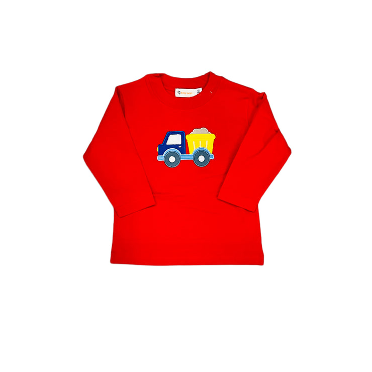 Dump Truck Tee Red m2530 24