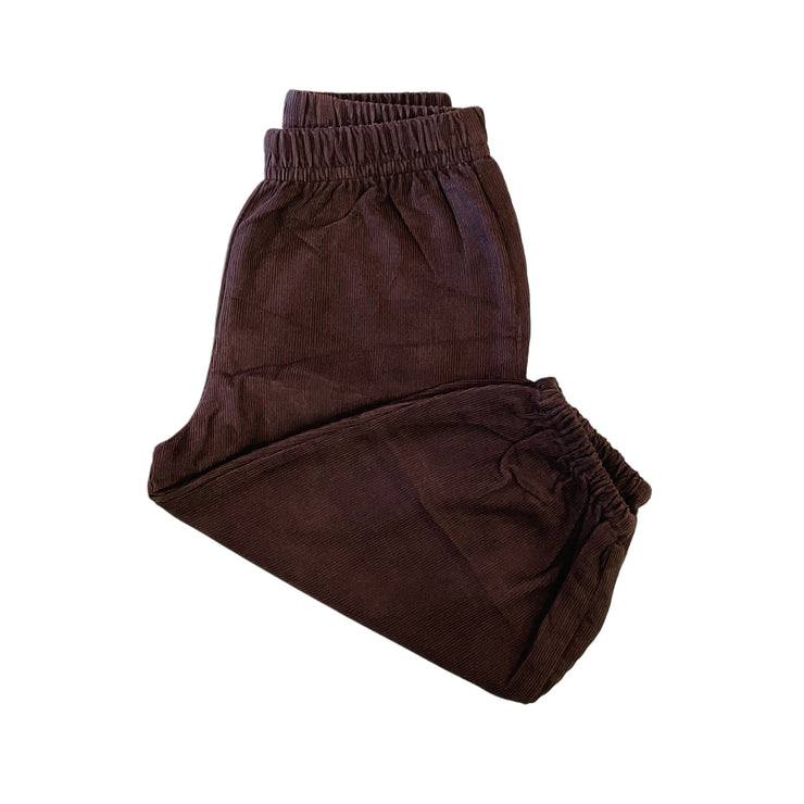 Choco Cord Bloom Pants 25