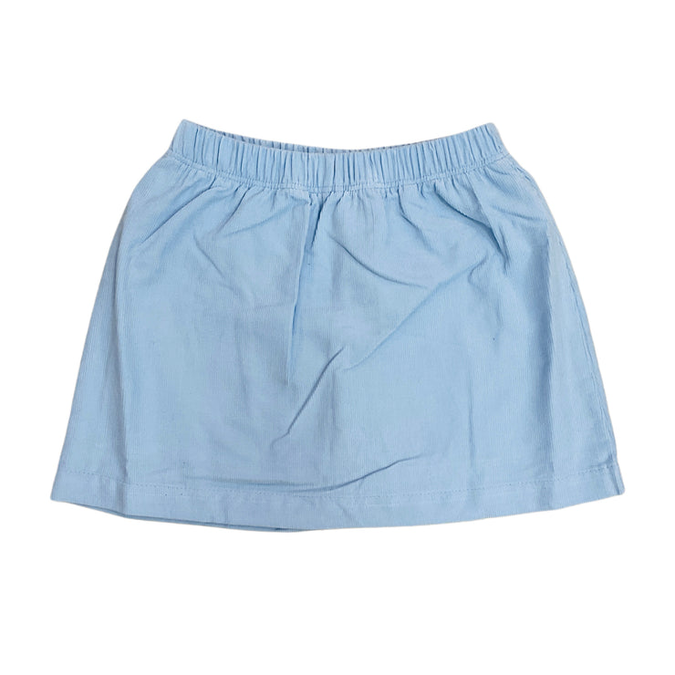 Sky Blue Cord Skirt Acv 25