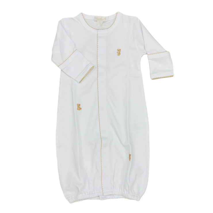 Wh/Ec Teddy Br Hnd Emb Conv