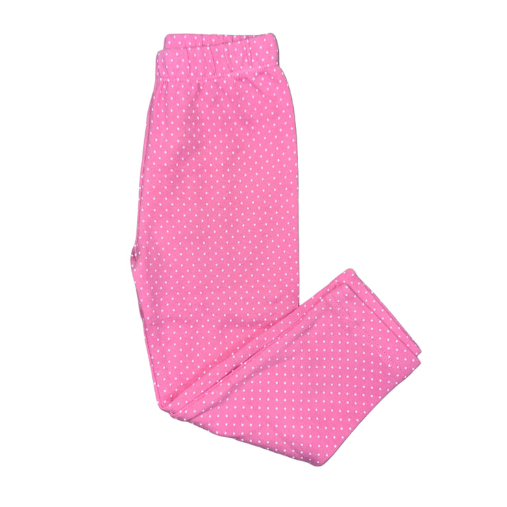 Lt Bubblegum Dot Leggings 25