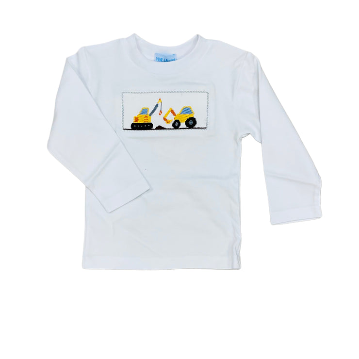 Construction Smk Wh LS Tee