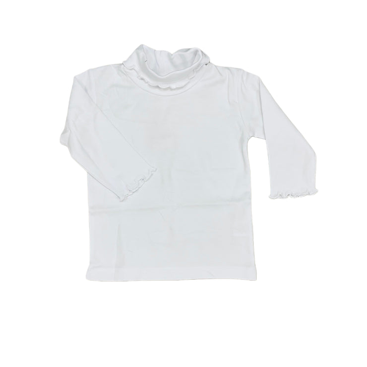 Wht Lettuce Edge Turtleneck 25