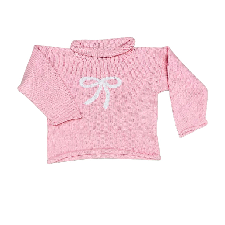 Lt Pink Bow Sweater 25