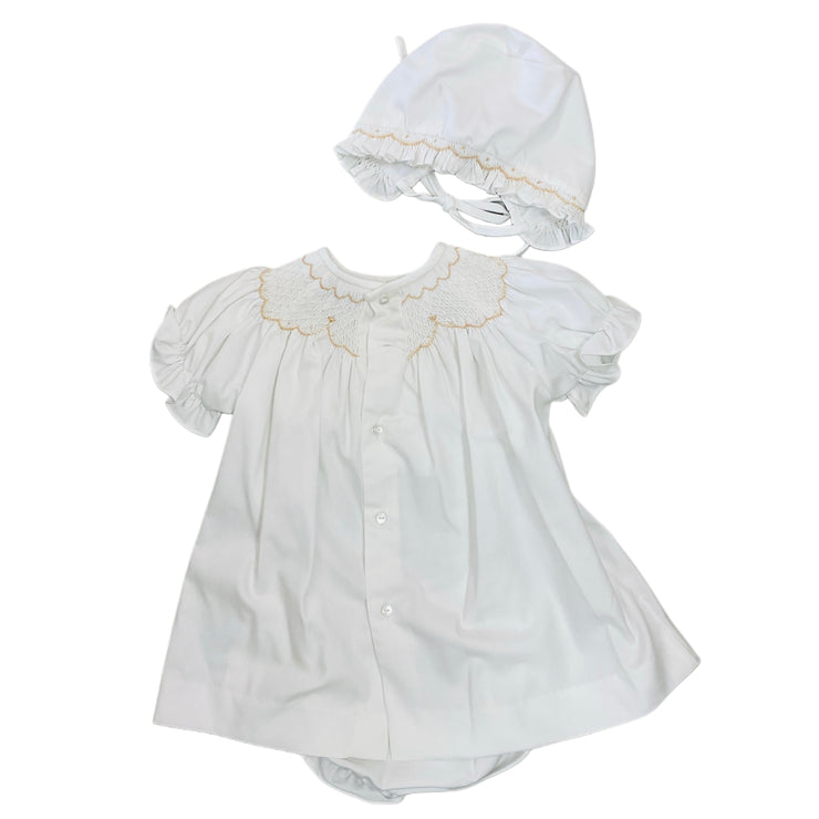 Ivory Classic Smock Bishop