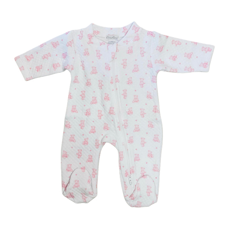 Pk Teddy Br Jacqrd Zip Footie