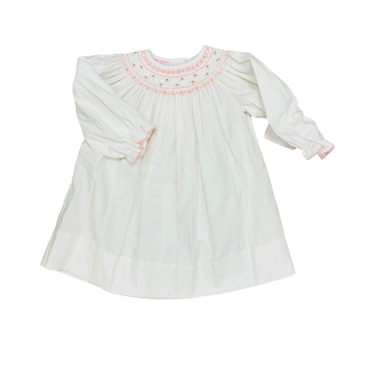 Wht Cord Bishop Dress