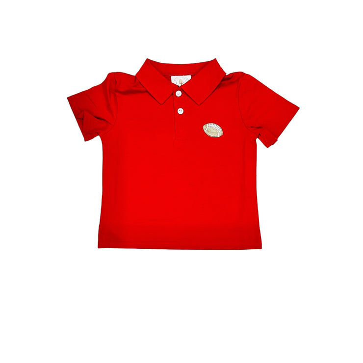 Dark Red Fan Zone Polo