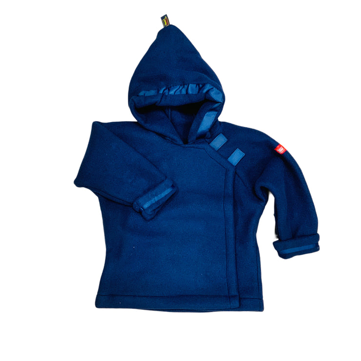 Wrap Close Navy Coat