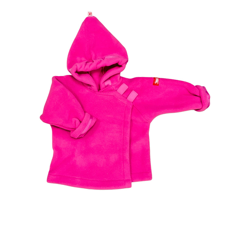 Wrap Close Bright Pink Coat