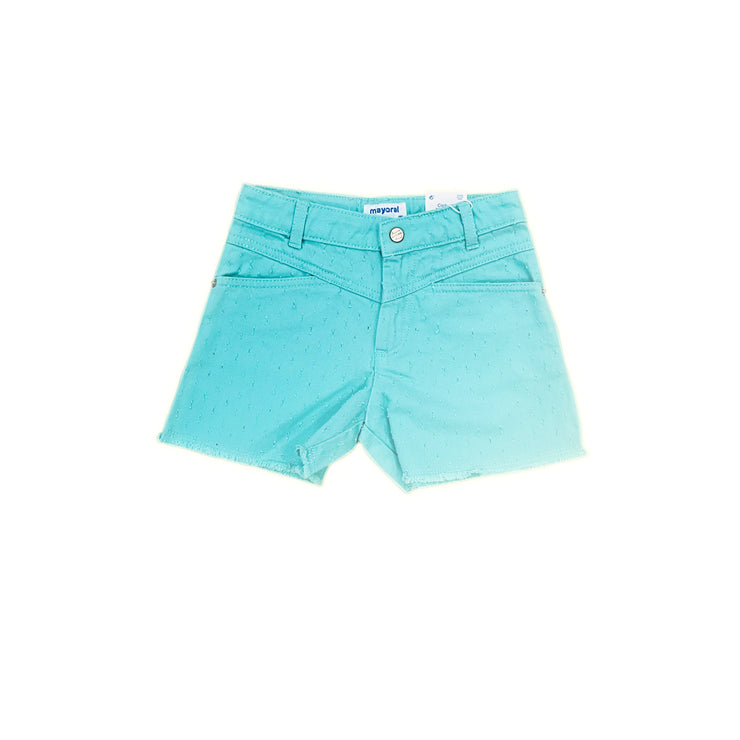 Aqua Twill Shorts