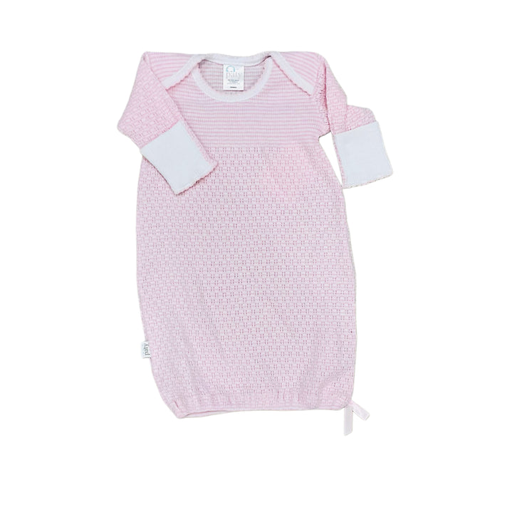 Pink Overlap LS Daygown
