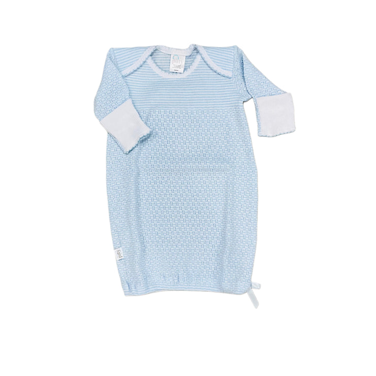 Blue Overlap LS Daygown