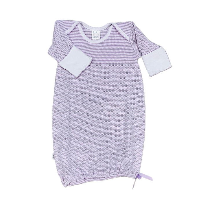 Lavender Overlap LS Daygown