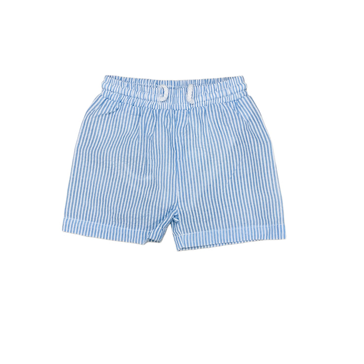 Blue Seersucker Swim Paty