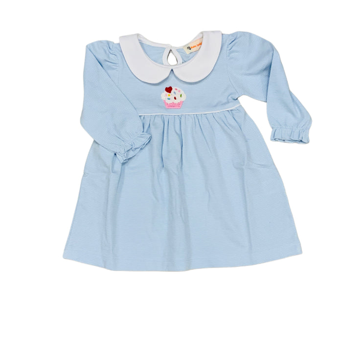 Cupcake Baby Blue Stp Dress 25