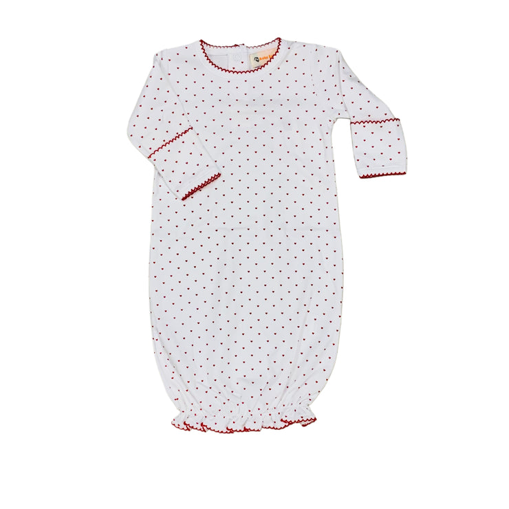 Red Micro Hearts Sack 25