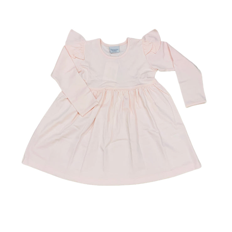 Pink LS Wing Dress